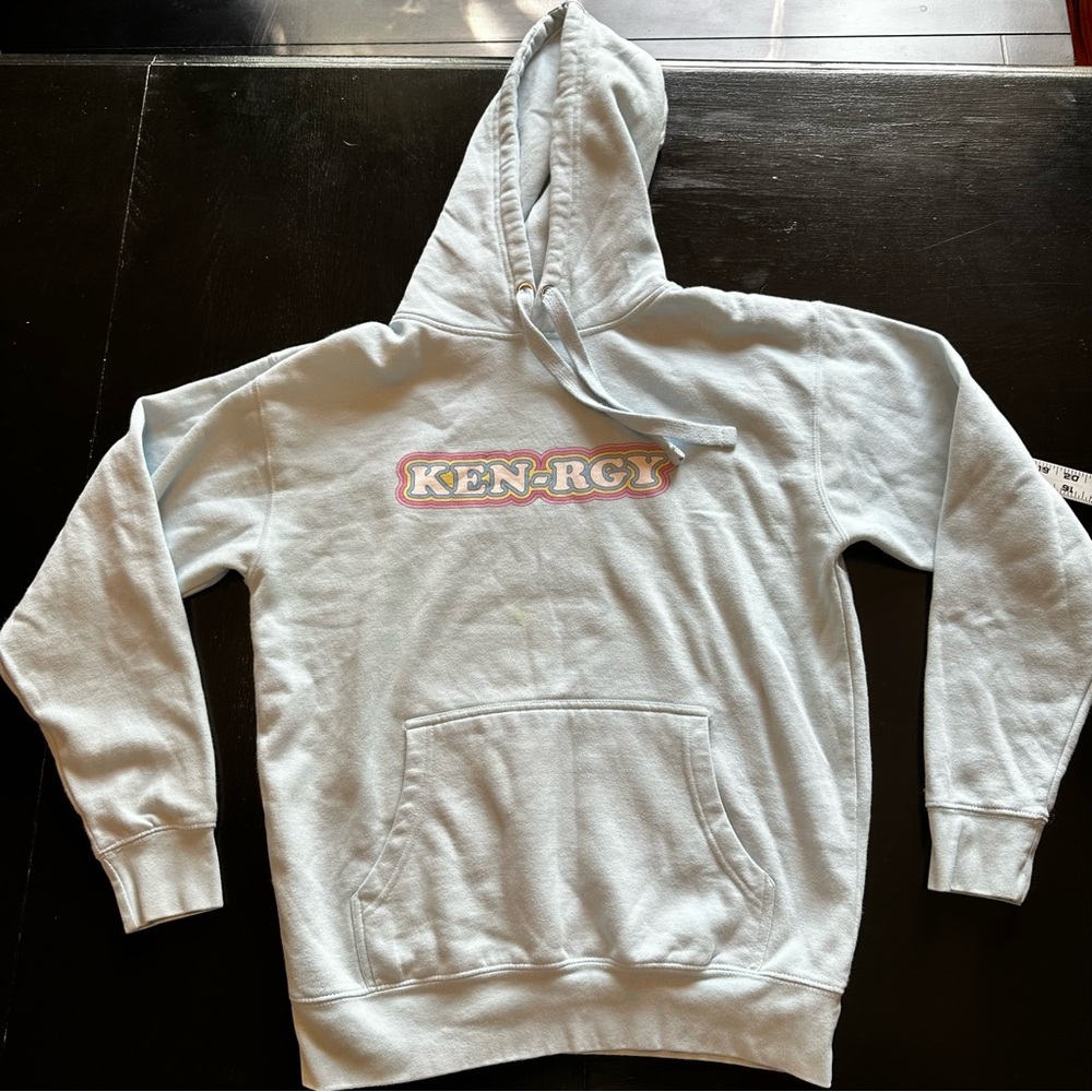 Barbie Ken Medium Light Blue Men's Hoodie Beater Work Hoodie Costume